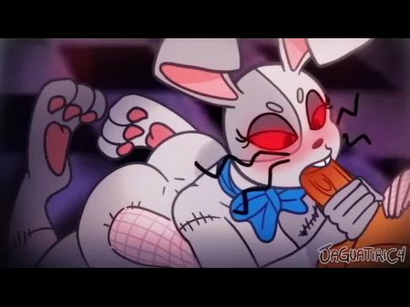 Vanny Cute Fur Covered Bunny Oral Job & Fuck Cooter - Fnaf Security Breach