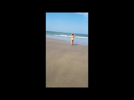 Nudist Beach With Noemie