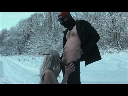 Extreme Outdoor -Anal in Schnee mit Donne Darko Die volle Szene 