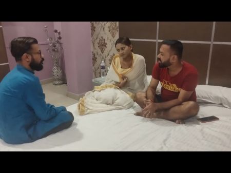 شقيق Desi Bidhba في ممارسة الجنس مع صديق مع صديق 