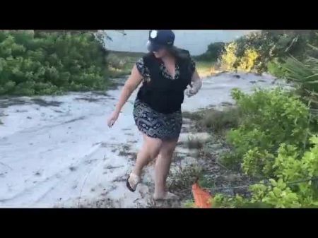 Policewoman Makes Fellow Disrobe Bare At A Public Beach – Enm Cfnm