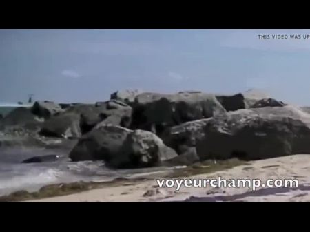Exhibitionist Wife Heather Vs Beach Hidden Cam