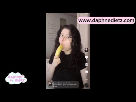 Tiktok Banana Lady Escalates ! (porn Parody)