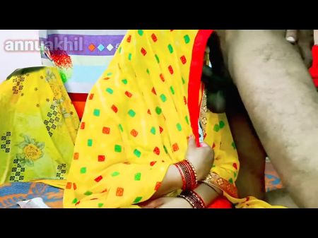 Desi indiano Annu bhabhi ko dever ne tabdtod hand chudai clear hindi vioce 