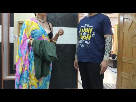 indian desi step mommy big coconuts help stepson to abandon smoking and give him bang-out sensation in hindi