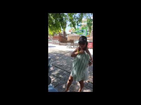 Best Stepsister Expressiagirl Displays Her Figure At A Society Waterpark And Gives Stepbro A Fellatio There