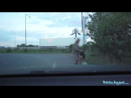 Australian Reality Starlet Cougar Hayley Vernon Hardcore Society Fuck From Behind At Side Of Road