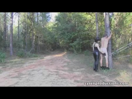 Amazing Princess Bullwhipping Gimp