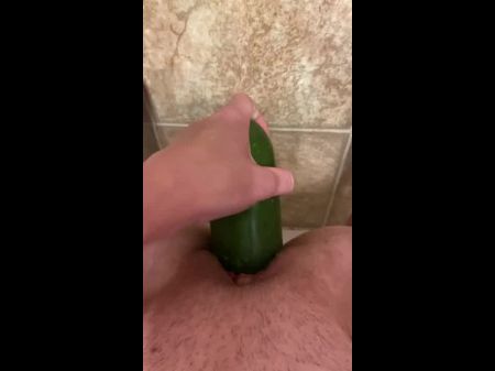 Cucumber Deep In My Pussy