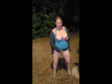 Superslut Gets Off In Public Park - Rosybody