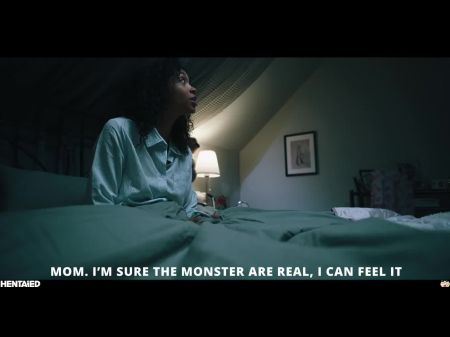 辣妹意识到自己最疯狂的梦想，外星怪物藏在她的家中