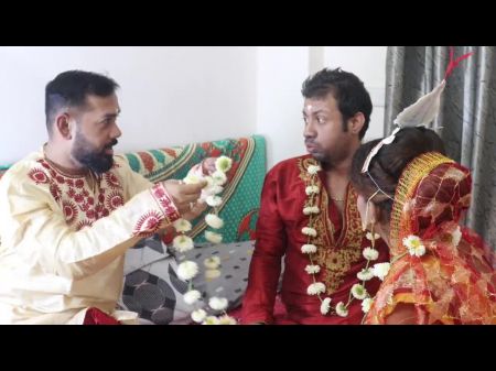 Husband And Devar Pounded Newly Married Wifey , Hard-core Threesome