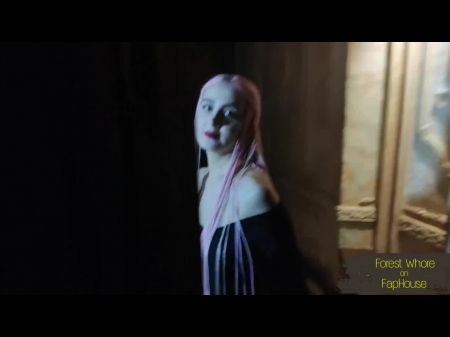 Night Nude Walk , Licking Toilet And Outdoor Fetishes