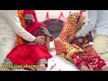 First Night Of A Freshly Married Desi Charming Gal With Addicted Hubby
