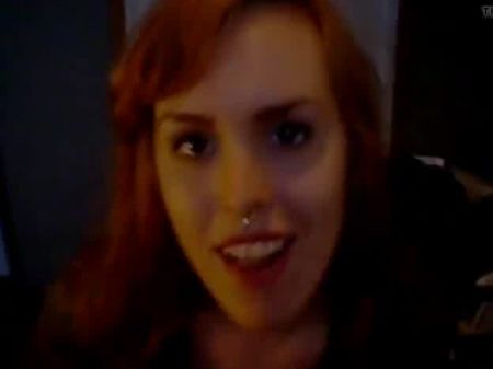 Swedish 18 Años Pelirroja Estudiante De Flickan Tome Un Facial 