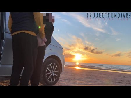 Sunset Lovemaking At The Beach In Yoga Stretch Pants - Projectsexdiary