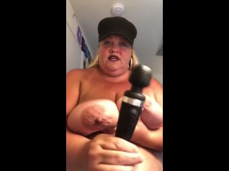 Plus Sized Woman Gemini Displays Her Orgy Toys