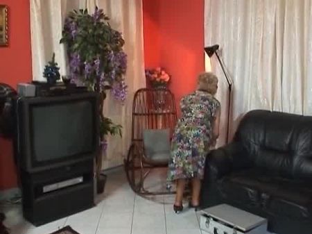 Nasty German Grandma With Blonde Hair Gets Her Tight Fuck-holes Humped After A Lengthy Time