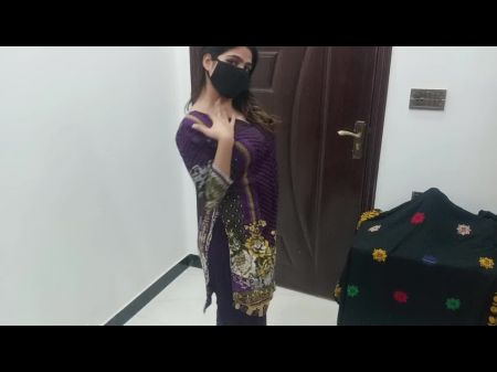 Pakistani Ultra-cutie Princess Female Dancing Undressed On Live Vid Call