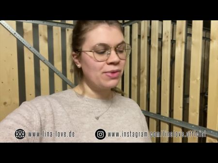 18yo German Wedges Her Teenage Cunny At The Dungeon Space