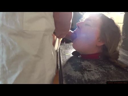 Facefucked In Pillory By Pipe And A Bad Dragon - Little Sunshine Milf