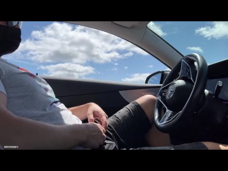 Sumptuous Stranger In A Brief Sundress Bjs Prick In A Public Parking Bunch