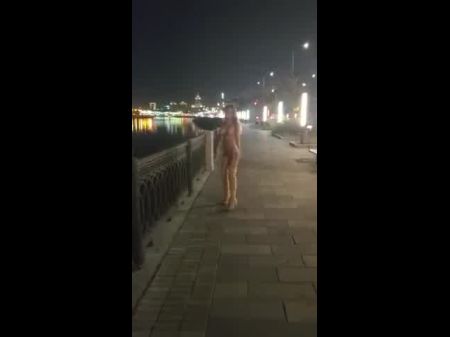 Naked Walk In The City At Night