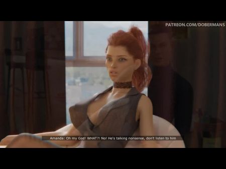 Comparación de tamaño de la polla de Dobermans Hotwife enorme BBC con la pequeña Dick Amanda de su marido cornudo 14 