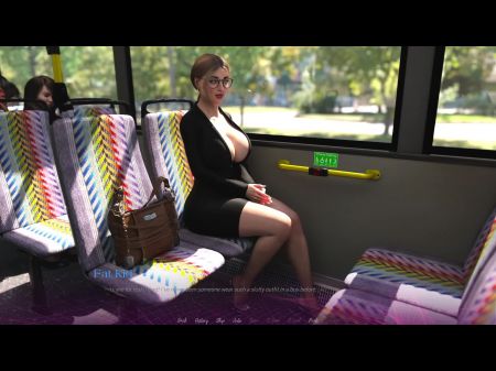 3D -Spiel Die Büro Sexszene #11 lecken nasse Muschi im Bus 