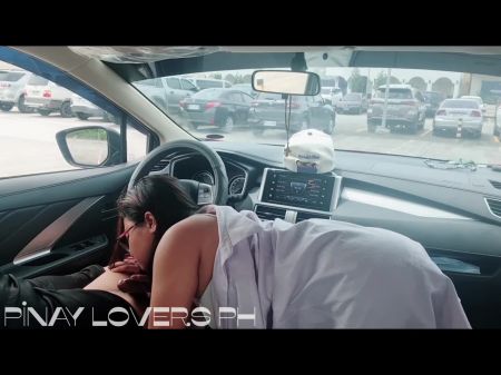 Pinay Sex Scandal Public Sex Secretario Pinay Empleado y su jefe Follo en el auto 