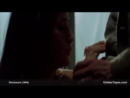 Big-chested Demi Moore – Oral Fuck-fest And Super-sexy In Disclosure