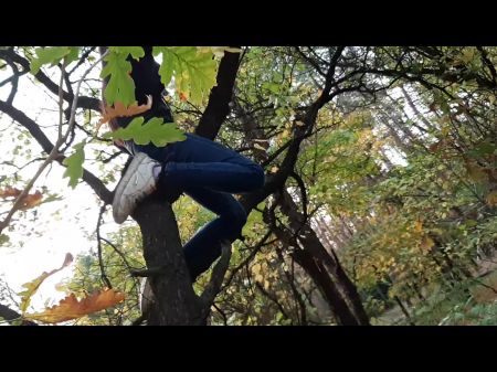 Doll Climbed A Tree To Grope Her Fuckbox On It - Girly-girl - Illusion