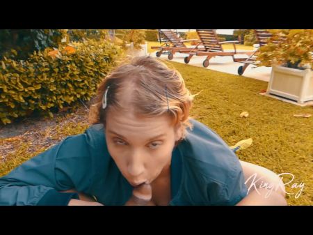 Quickie Detrás De Una Mansión De Florida 