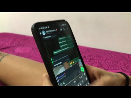 Ich sage meinem älteren Stiefbruder, dass ich sehr aufgeregt bin, dass ich ein Mund möchte, und er willigt ein, mir eine großartige zu geben. 