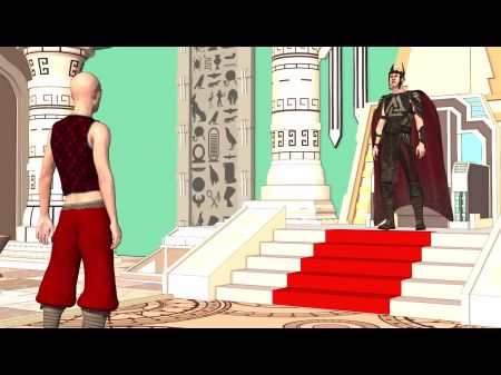 Aladdin encuentra la lámpara mágica y los deseos de que pueda follar a Jasmine 