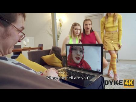 Dyke4k。晚上三场宴会