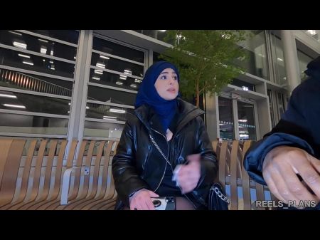 The Veiled Iranian Nadja Lapiedra Gets Porked Ass Fucking In The Restroom And In A Corridor To Pay For The Vapid !