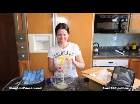 Building Wife Plays With 50 Fountains Of Frozen Cum From A Stranger