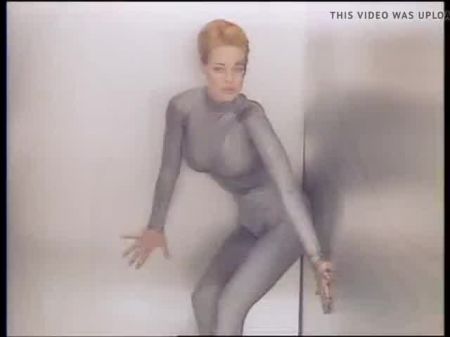 Jeri Ryan - 1997 Photoshoot In Silver Catsuit For Starlet Trek