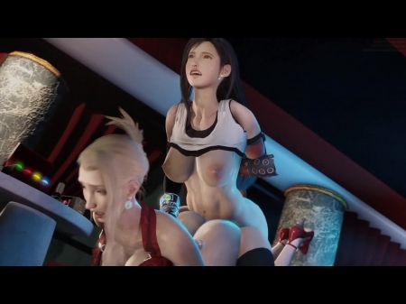 Tifa Lockhart Creampies猩红色多次4k色情