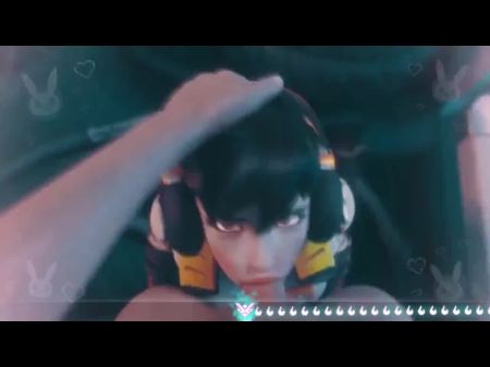 Overwatch D . Va Boner Hero