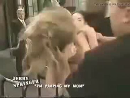 Braless Nymphs Fighting On Jerry Springer Show