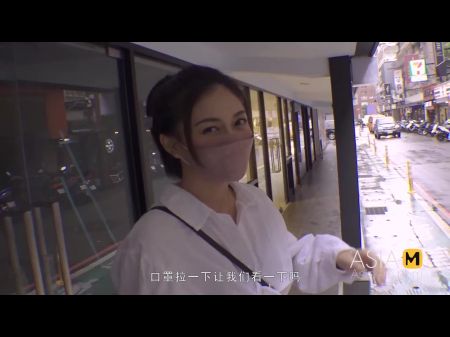 Modelmedia Asia recogió la canción de la calle Nan Yi Mdag - 0002 - Mejor video porno de Asia original 