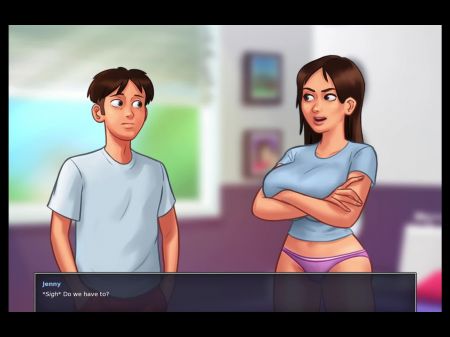 Summertime Saga - My Roomate Gets Plowed Before Bed By Giant Beef Whistle (jenny) - Part 2