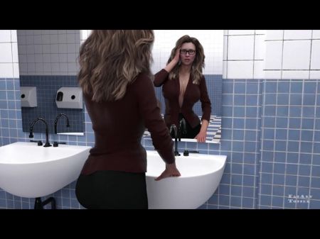 Hot Milf Get Screw In Wc - Wife And Step Mother - Three Dimensional Hentai Awam