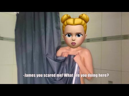 My Step Bro Screw Me In The Shower
