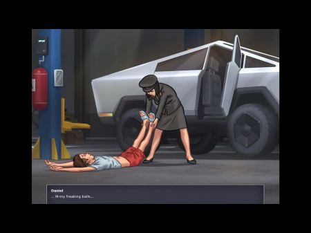 Summertime Saga - Super-naughty North Korean Rails Ample American Prick In The Car (kim)