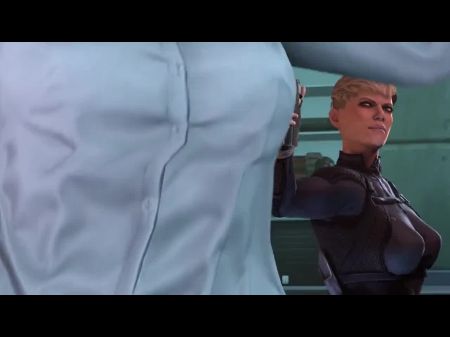 Cassie Cage se divertindo 