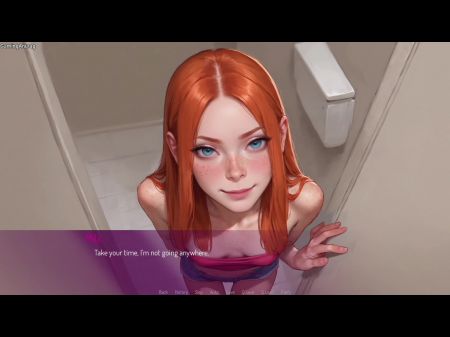 Geile Frau von einem Fremden in der öffentlichen Toilette und betrogener Ehemann 3d Hentai animierter Porno Mila Ai 