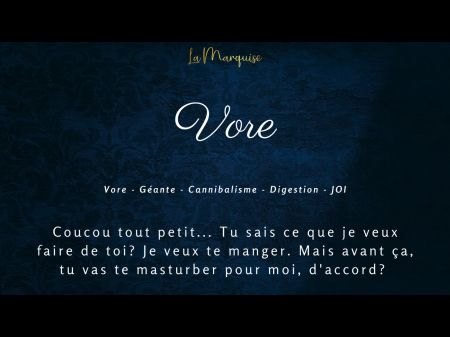 French Audio Pornography Joi Before I Slurp You And Digest You